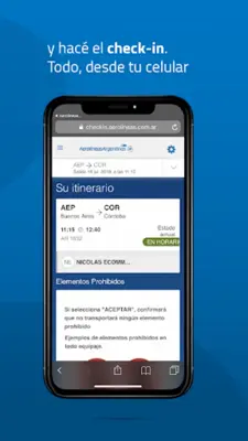 Aerolíneas Móvil android App screenshot 0